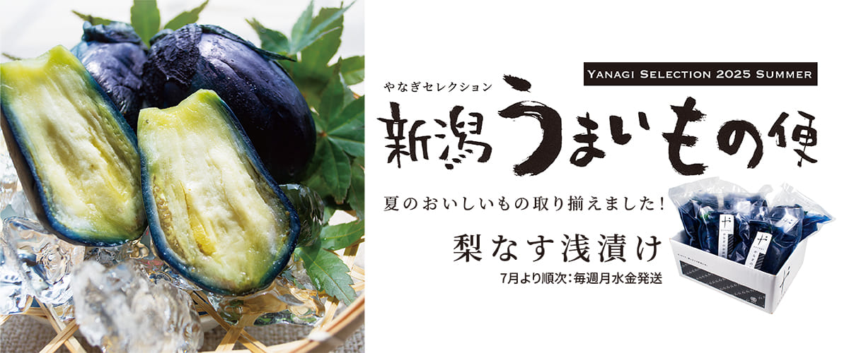 夏のうまいもの新潟便