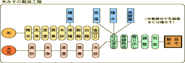 みそ仕込み工程表