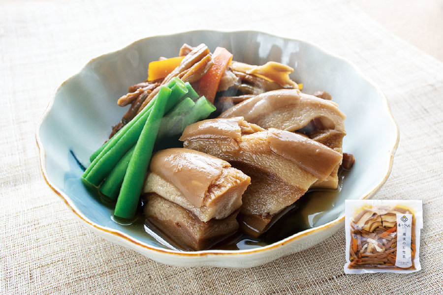 車麩ぜんまい煮